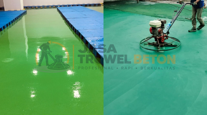 Perbedaan Epoxy Coating dan Finishing Trowel pada Lantai Beton