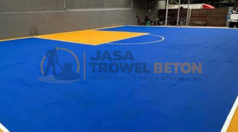 Jasa Cat Lantai Lapangan Basket