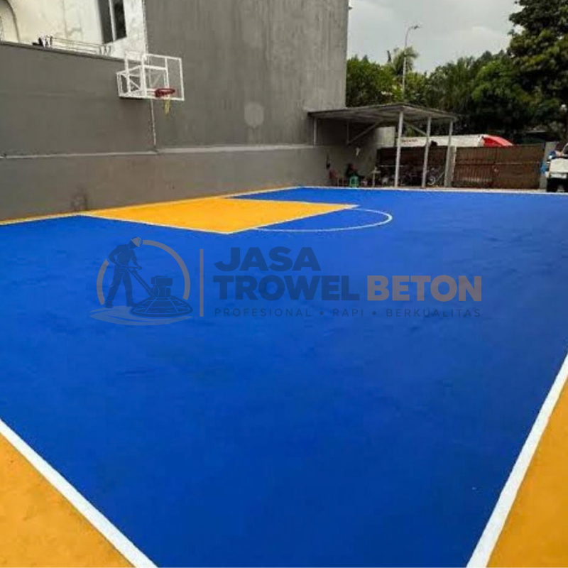 Jasa Cat Lantai Lapangan Basket